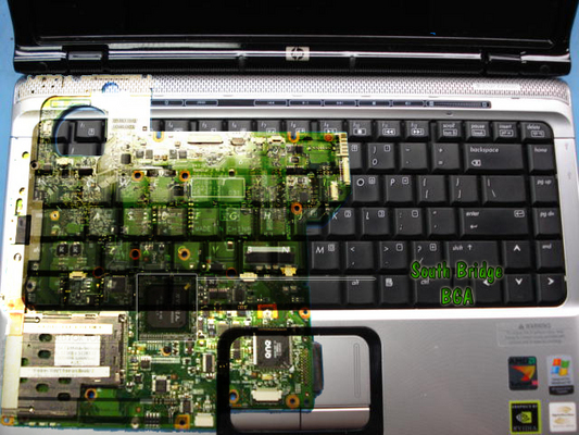 Product picture IBM t40,t41 HP dv2000,dv6000 video card repair manual and ma