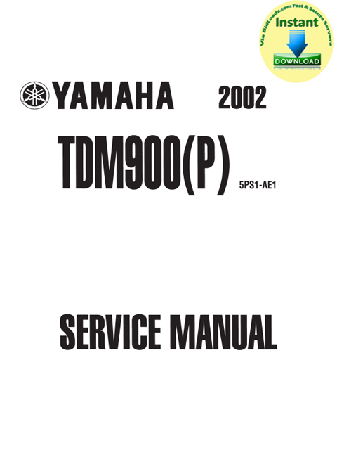 Product picture Yamaha_TDM900P_2002_Sevice Repair & Maintenece Manual