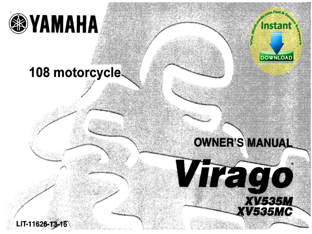 Product picture Yamaha_Virago_XV535M_&_XV535MC_Owners_Repair_Manual