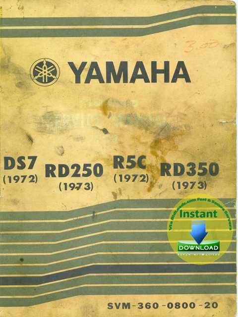 Product picture Yamaha_DS7(72)_RD250(73)_R5C(72)_RD350(73) Repair Manual