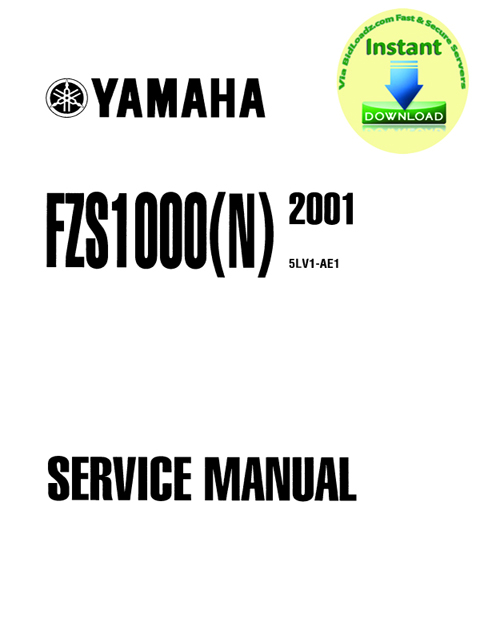 Product picture Yamaha_Fazer_FZS1000(N)_2001_Service Repair_Manual
